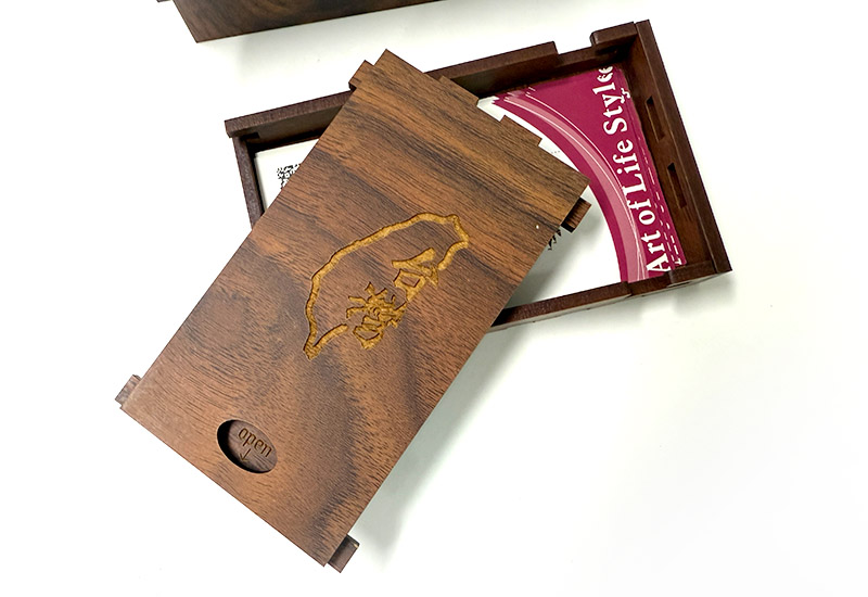 台灣相思木紋名片盒